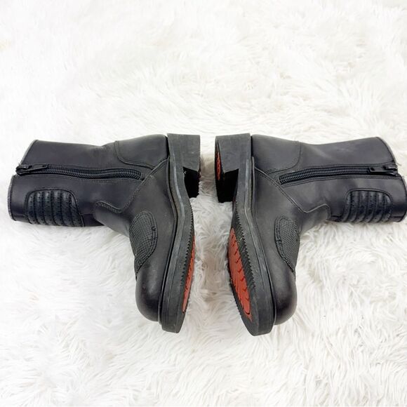 Honda Goldwing Leather Pull-On Motorcycle Boots - Picture 4 of 10